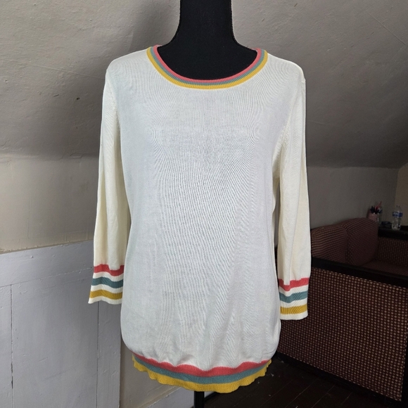 ModCloth Future Looks Vim Knit Sweater Size L - Picture 4 of 14